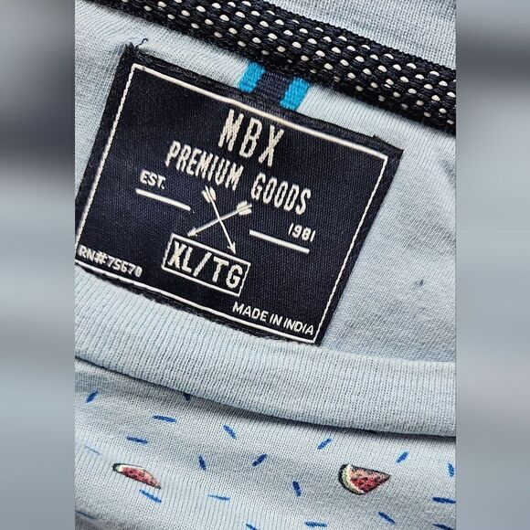 💝Mbx premium goods mens watermelon tshirt - Picture 3 of 3